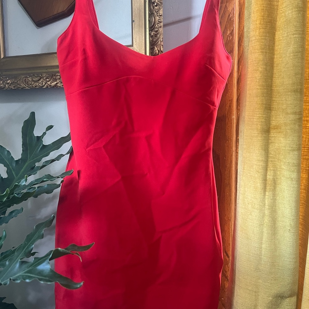 ZARA Red Sleeveless Dress